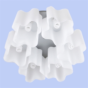 Image de Artemide Logico Quadruple Nest ceniling Lamp  (6 Glass Chimney)