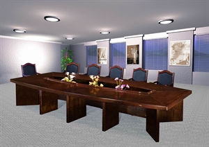 Picture of conference table