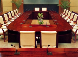 Picture of conference table