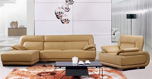 Picture of leather home sofa