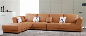 Picture of leather home sofa