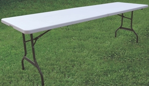 Picture of 8ft fold in half table