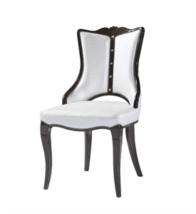 Image de PU leather dining chair