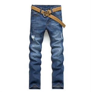 Wholesale 2013 New Style Straight Fit Simple Design Man Denim Jeans 6607