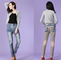 Изображение Wholesale 2013 New Blue Color Casual Woman Skinny Jeans G112