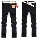 Изображение Wholesale 2013 New Black Color Classic Men Straight Jeans G106