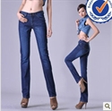 Image de 2013 new arrival fashion design 100 cotton fashion lady straight jeans LS006