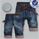 Image de 2013 new arrival fashion design cotton men middle jeans welcome OEM and ODM MM010