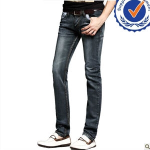 2013 new arrival fashion design cotton men skinny jeans welcome OEM and ODM MJ018 の画像