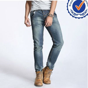2013 new arrival fashion design cotton men skinny jeans welcome OEM and ODM MK010 の画像