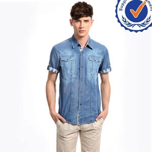 Picture of 2013 new arrival fashion design cotton fashion men jeans shirts WM007