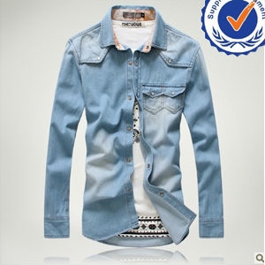 2013 new arrival fashion design 100 cotton fashion men jeans coat WM003 の画像