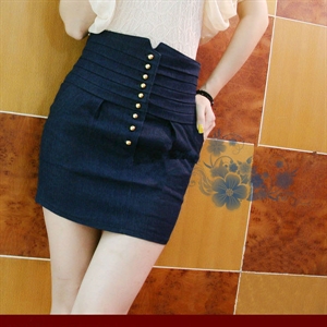 Picture of high waist jeans skirts for 2013 G97