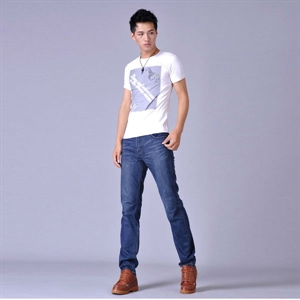 Picture of men straight jeans pants G22