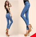 Изображение denim skinny woman jean pants LJ01
