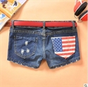 Изображение hot sale jeans shorts for lady JS005