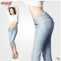 Изображение light colour sex lady legging jeans, middle women jeans WM009
