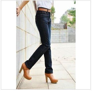 Image de simple style straight lady jeans WS003
