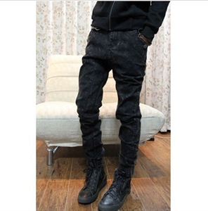 Изображение black men jeans bootcut MB001