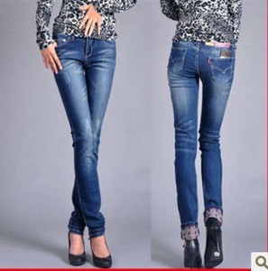 Изображение blue slim lady jeans WK001