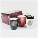 Изображение 12 oz glaze hand-painted conical cups