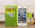 Mix Colors Leather Case For Iphone 5c Pu Wallet Credit Card Slot Wrist Strap
