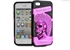 Punk iPhone 4S Protective Cases Dust Proof With Skull For Woman