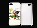 Cartoon World Cup Iphone 4S Protective PC Soft Cases Elegant Style