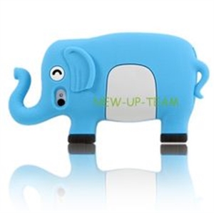 Picture of Cartoon 3D Iphone Silicone iPhone 4S Protective Cases Elephants , Dustproof Phone Case