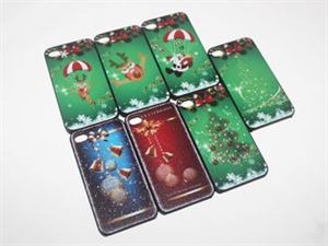 Picture of Waterproof Plastic Christmas Series Santa Claus Design iPhone 4S Protective Cases