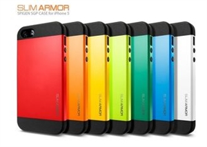 Image de Colorful Hybrid Slim Armor Spigen SGP iPhone 5 Protective Cases Dirt Proof