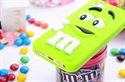 Picture of 3D Cute MM Rainbow Bean Marble Chocolate Silicone Case For IPhone 4 / IPhone 5S