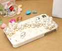 Picture of Luxury 3D Bling Crystal Cinderella's Pumpkin Cart Stone Case For Iphone 5S
