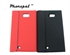Picture of Stand PU Leather Covers Holder Samsung Protective Case for i9220 Mobile Phone