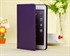 Purple ipad Leather Case And Covers Abrasion Resistance