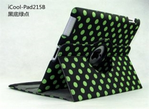 Cute colorful Spot style leather cover cases for ipad2