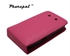 Picture of Pink pretty and simplest full covers blackberry protective case for blackberry 8520