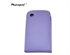 Picture of Purple / black pretty PU leather protectective case for blackberry 9900 cellphone