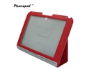 Picture of Red soft PU leather blackberry protective case for blackberry playbook 7-inch tablet pc