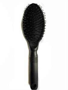 Hot sale rotating purple hairbrush with wave brush の画像
