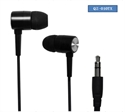 Earbud headphones black  3.5mm In-ear Earphones