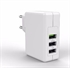 Picture of 24W 3 Port USB Quick Charge 2.0 Wall Charger (1-Port QC2.0 + 2-Port 2.4A), for mobile phone, Tablet