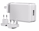 20W 1 Port USB Quick Charge 3.0 Wall Charger with EU/US/UK Plug, for mobile phone, Tablet