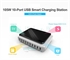 Изображение [PowerPort 105W/2.4A Max]10-Port Fast Charger USB Wall / Desktop Multi-Port Charging Station for Apple iPad Pro/ mini/Air, iPhone, Galaxy, Nexus,LG, Tablet PC