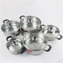 Picture of 10PC Stainless Steel Cookware