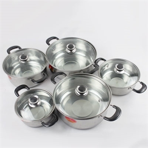 10PC Stainless Steel Cookware
