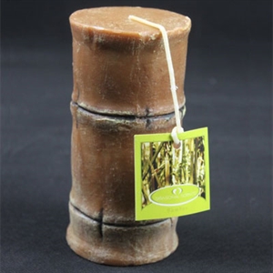 Picture of 3x6 apos; apos;Bamboo Candle
