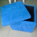 Picture of Ottoman Storage Function  Microfiber covern normal foam MDF frame