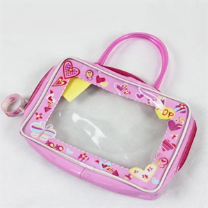 Picture of Transparent PVC rectangle hands the bag