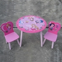 Princess Wooden table and 2 chairs Set の画像